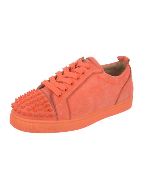 Christian Louboutin Suede Studded Accents Sneakers
