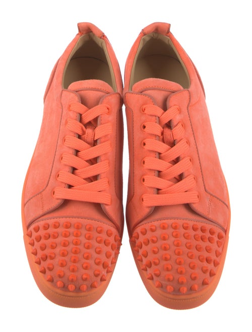 Christian Louboutin Suede Studded Accents Sneakers