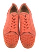Christian Louboutin Suede Studded Accents Sneakers
