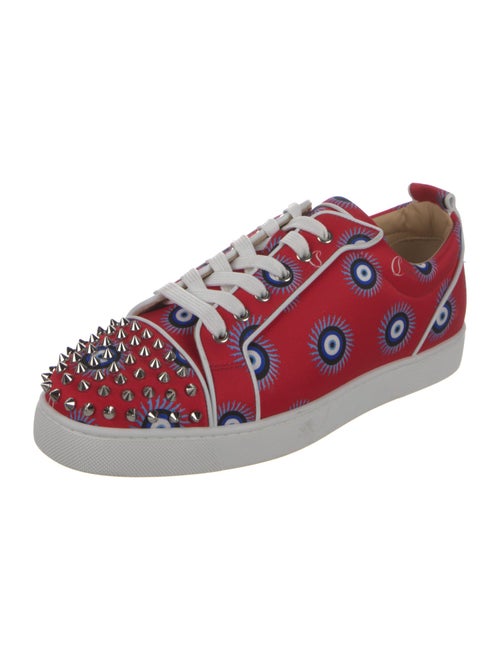 Christian Louboutin Satin Printed Sneakers