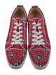 Christian Louboutin Satin Printed Sneakers