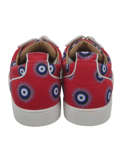 Christian Louboutin Satin Printed Sneakers