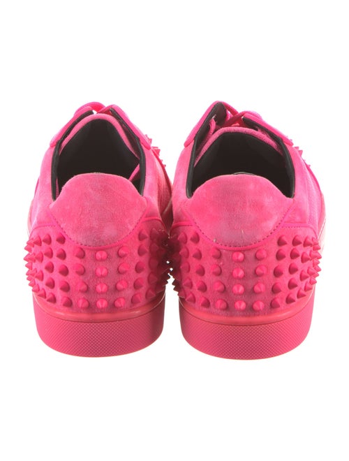 Christian Louboutin Suede Studded Accents Sneakers