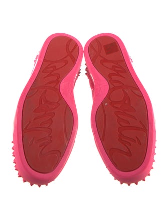 Christian Louboutin Suede Studded Accents Sneakers