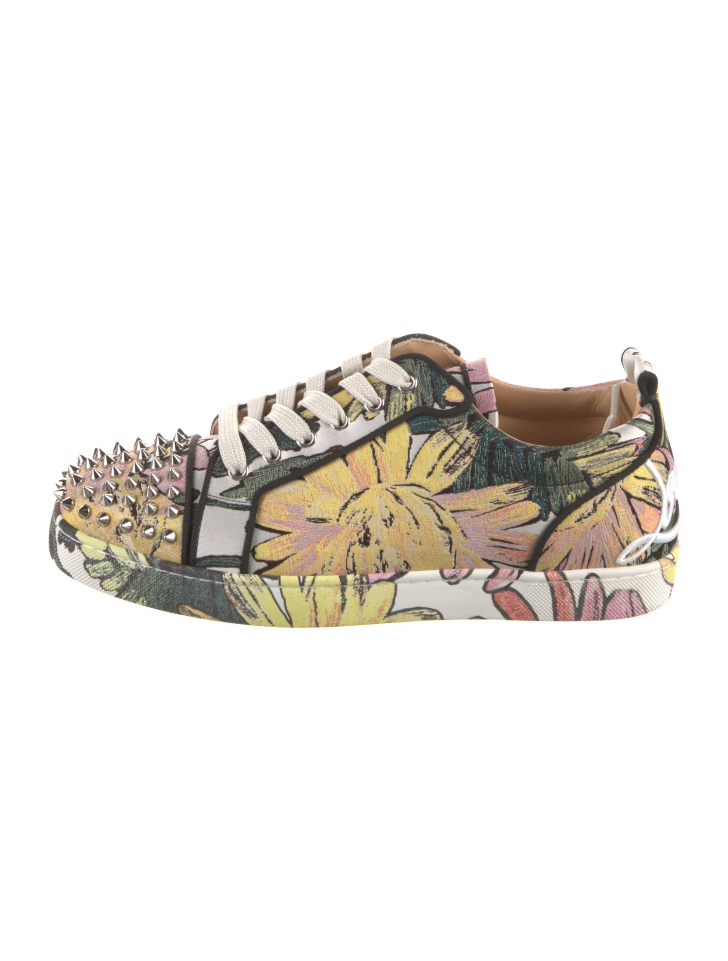 メイsr MM6 Maison Martin Margiela High Top Sneaker- Metallic Black