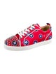 Christian Louboutin Satin Printed Sneakers