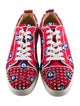 Christian Louboutin Satin Printed Sneakers