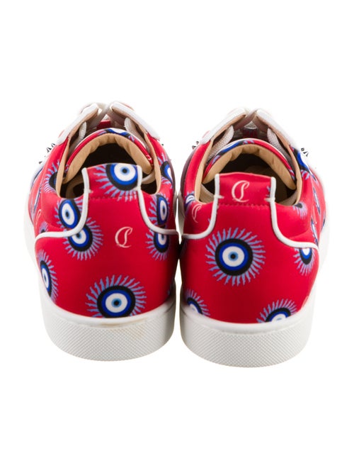 Christian Louboutin Satin Printed Sneakers