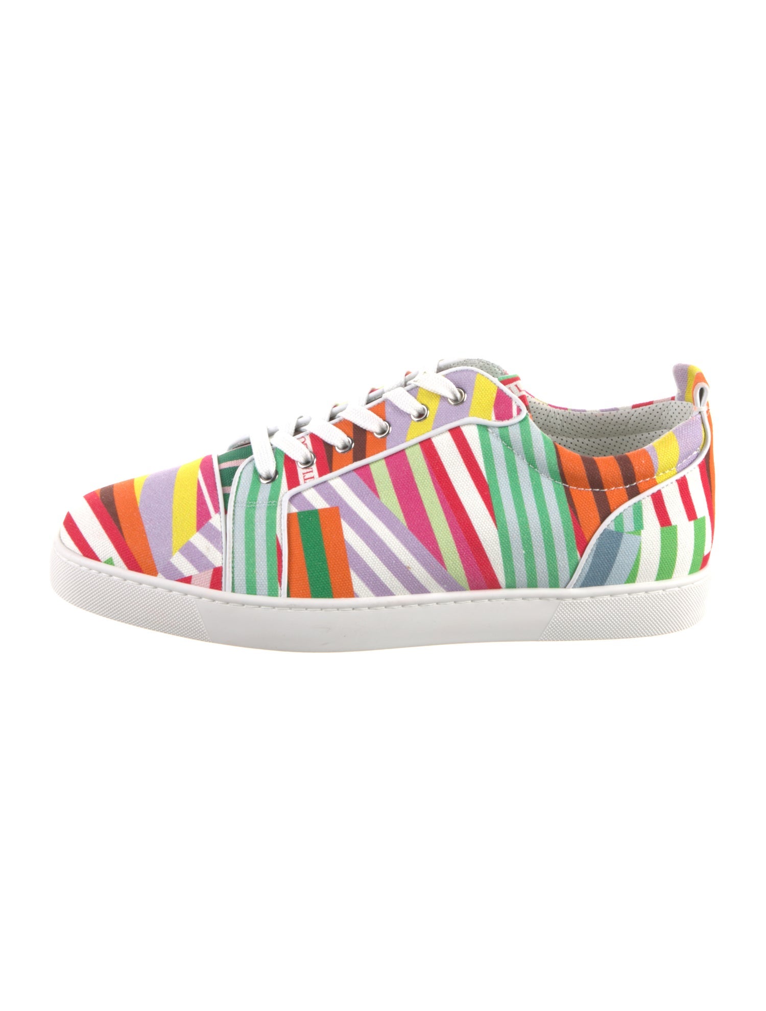 Christian Louboutin Canvas Printed Sneakers
