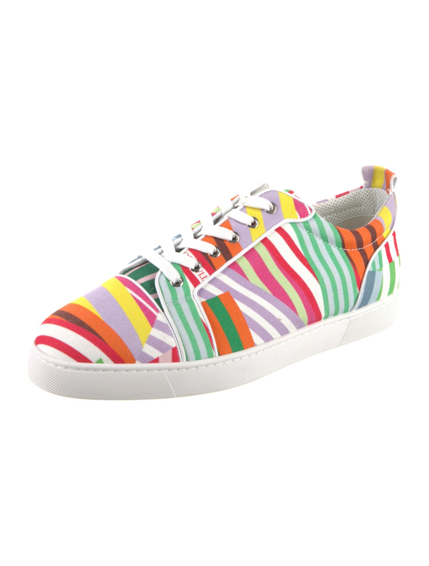 Christian Louboutin Canvas Printed Sneakers