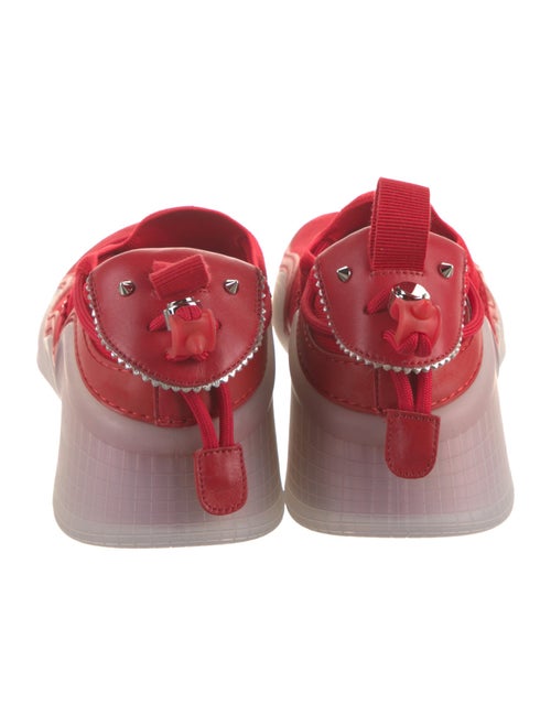 Christian Louboutin Suede Scalloped Accent Sneakers