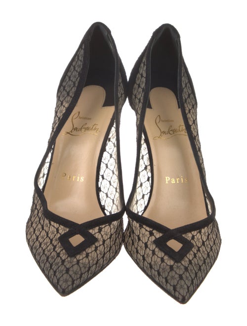 Christian Louboutin Mesh Mesh Accents Pumps
