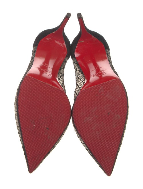 Christian Louboutin Mesh Mesh Accents Pumps