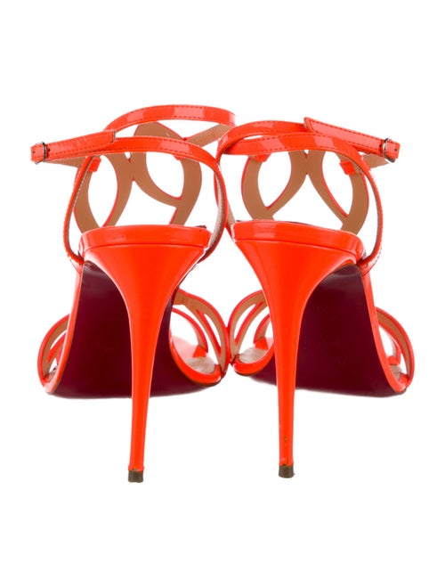 Christian Louboutin Patent Leather T-Strap Sandals