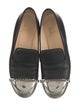 Christian Louboutin Chain-Link Accent Leather Loafers