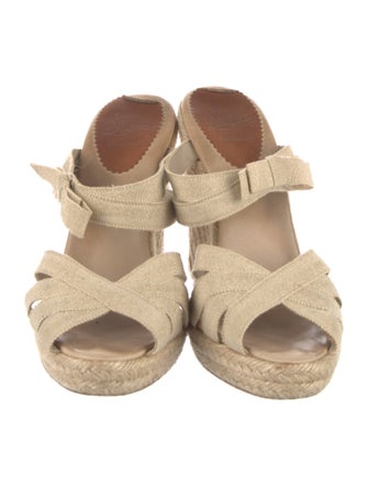 Christian Louboutin Grosgrain Trim Espadrilles