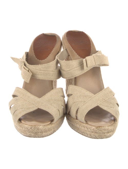 Christian Louboutin Grosgrain Trim Espadrilles