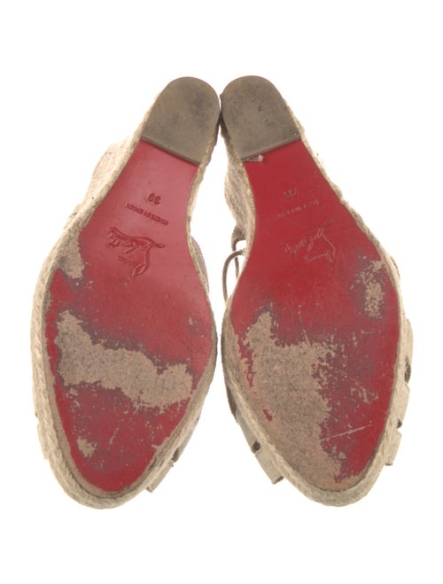 Christian Louboutin Grosgrain Trim Espadrilles