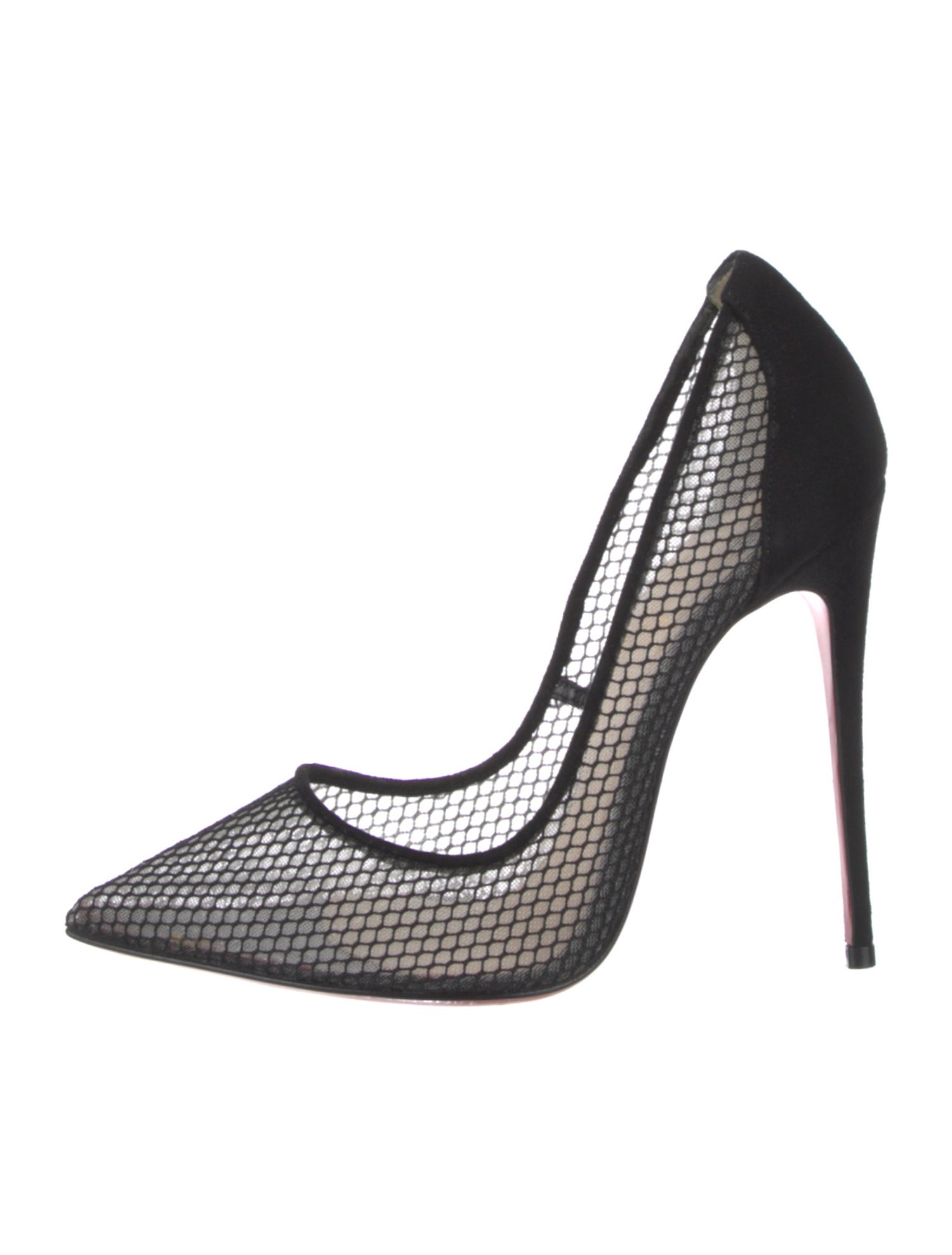 Christian Louboutin Mesh Mesh Accents Pumps