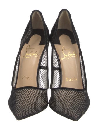 Christian Louboutin Mesh Mesh Accents Pumps