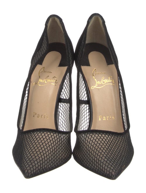 Christian Louboutin Mesh Mesh Accents Pumps