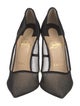 Christian Louboutin Mesh Mesh Accents Pumps
