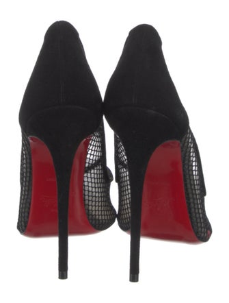 Christian Louboutin Mesh Mesh Accents Pumps