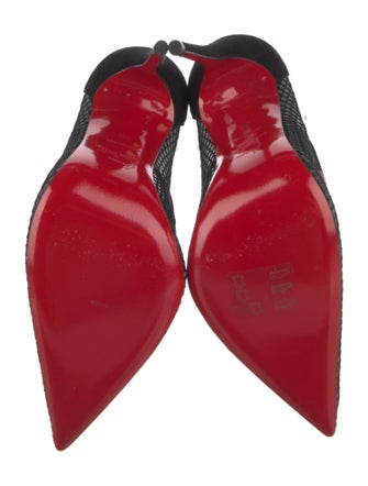 Christian Louboutin Mesh Mesh Accents Pumps