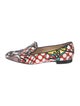 Christian Louboutin Spike Accents Printed Loafers
