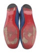 Christian Louboutin Leather Lasercut Accents Ballet Flats