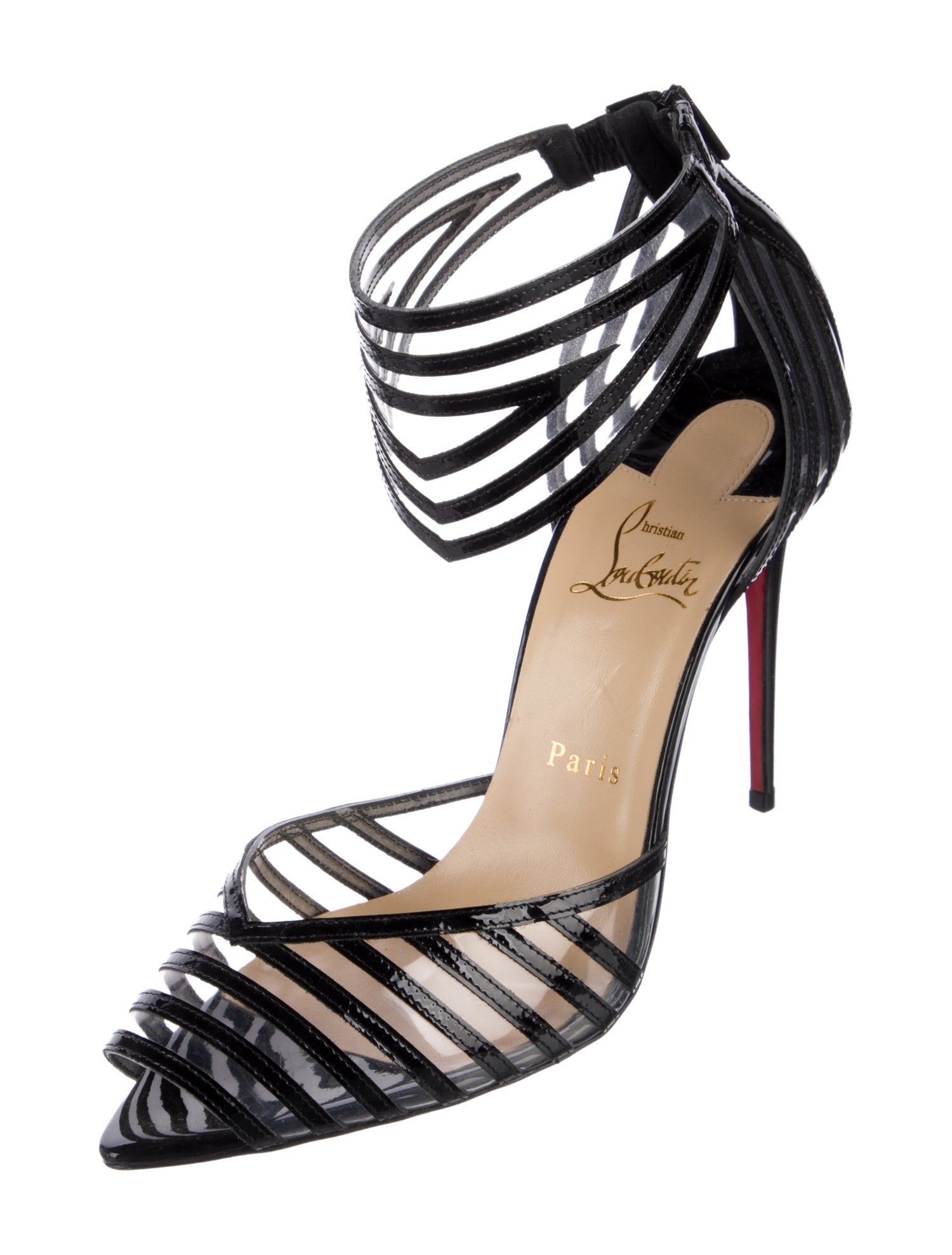 Christian Louboutin Patent Leather D'Orsay Pumps