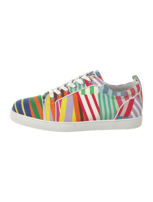 Christian Louboutin Canvas Printed Sneakers