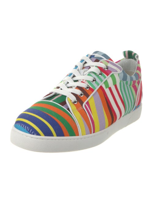 Christian Louboutin Canvas Printed Sneakers