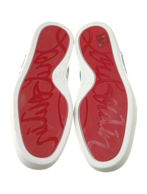 Christian Louboutin Canvas Printed Sneakers