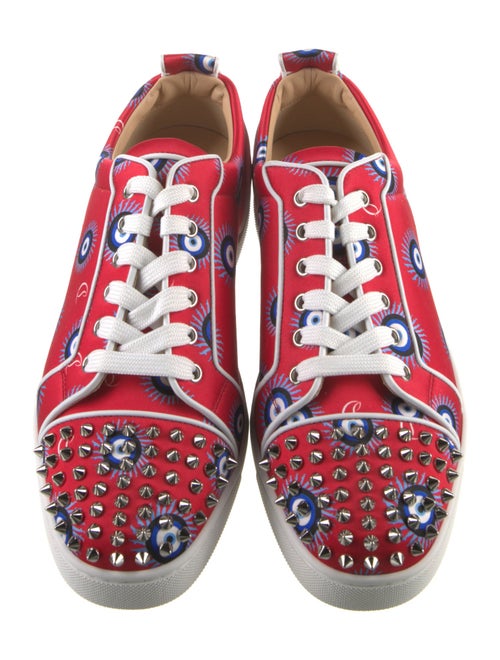 Christian Louboutin Satin Printed Sneakers