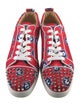 Christian Louboutin Satin Printed Sneakers
