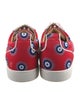 Christian Louboutin Satin Printed Sneakers
