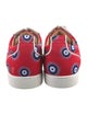 Christian Louboutin Satin Printed Sneakers