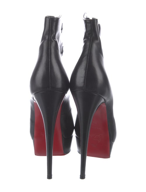Christian Louboutin Leather Lace-Up Boots