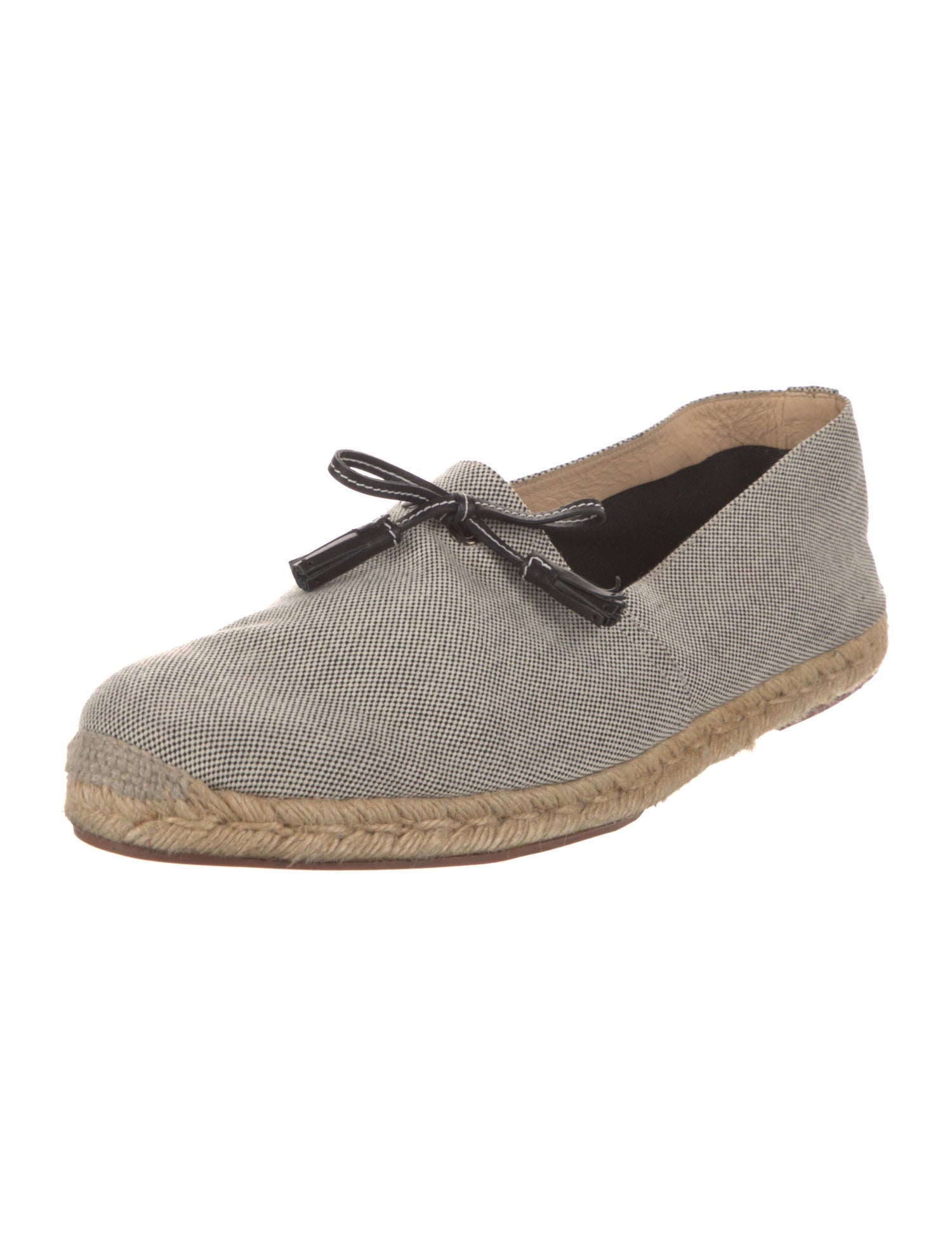 Christian Louboutin Canvas Tassel Accents Espadrilles