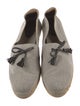 Christian Louboutin Canvas Tassel Accents Espadrilles