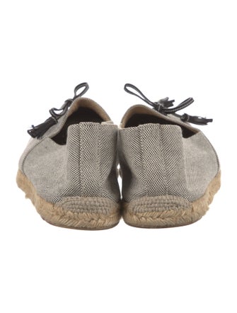 Christian Louboutin Canvas Tassel Accents Espadrilles