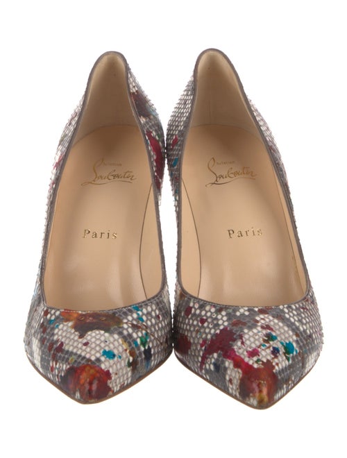 Christian Louboutin Snakeskin Printed Pumps