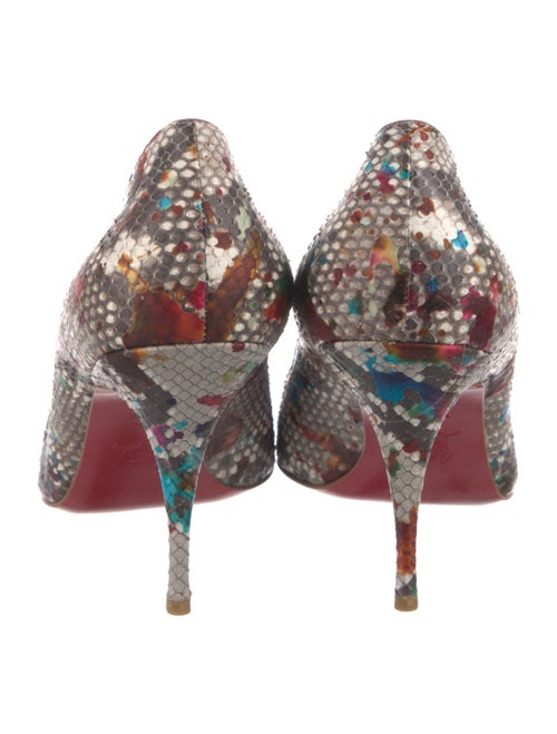 Christian Louboutin Snakeskin Printed Pumps