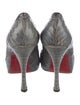 Christian Louboutin Python Animal Print Pumps