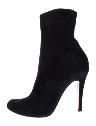 Christian Louboutin Suede Sock Boots