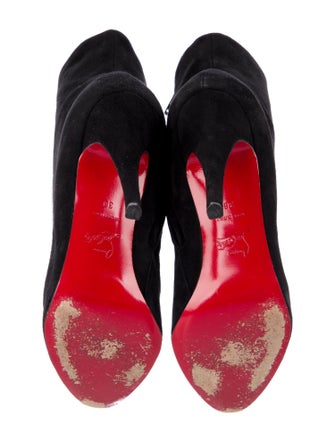 Christian Louboutin Suede Sock Boots