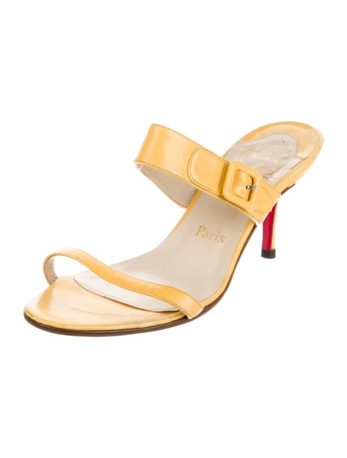 Christian Louboutin Leather Slides