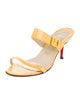 Christian Louboutin Leather Slides