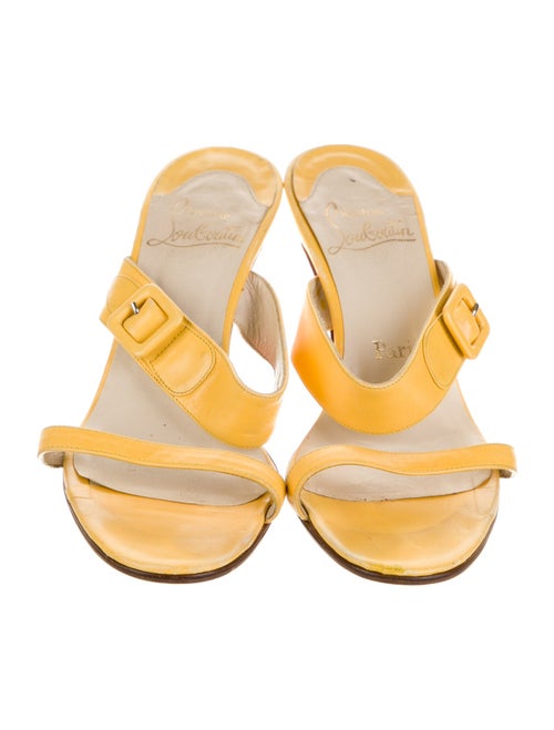 Christian Louboutin Leather Slides